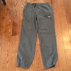 Nike cuffed joggers. Run big